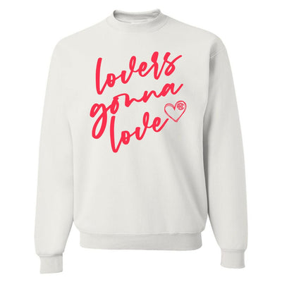 Monogrammed 'Lovers Gonna Love' Crewneck Sweatshirt - United Monograms