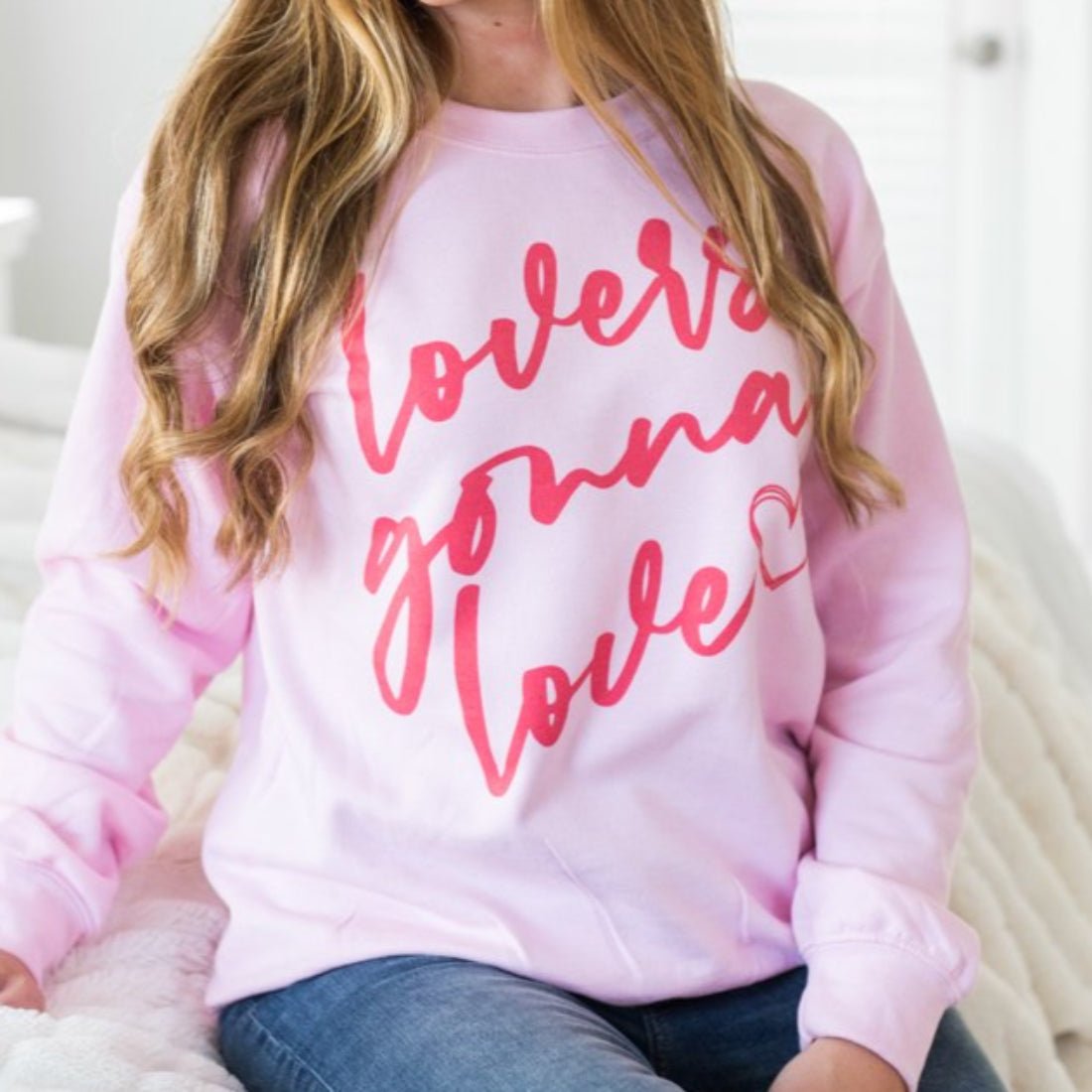 Monogrammed 'Lovers Gonna Love' Crewneck Sweatshirt - United Monograms