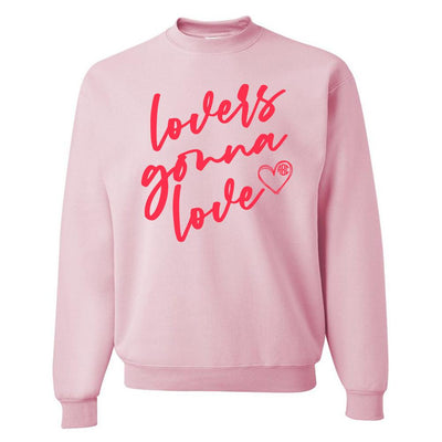 Monogrammed 'Lovers Gonna Love' Crewneck Sweatshirt - United Monograms