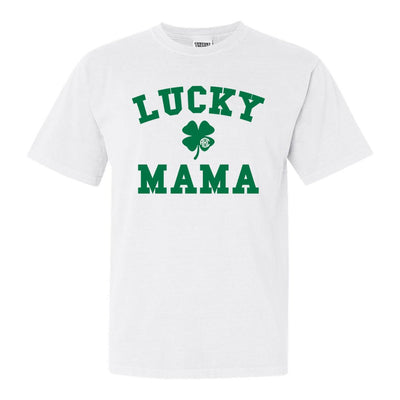 Monogrammed 'Lucky Mama' T-Shirt - United Monograms