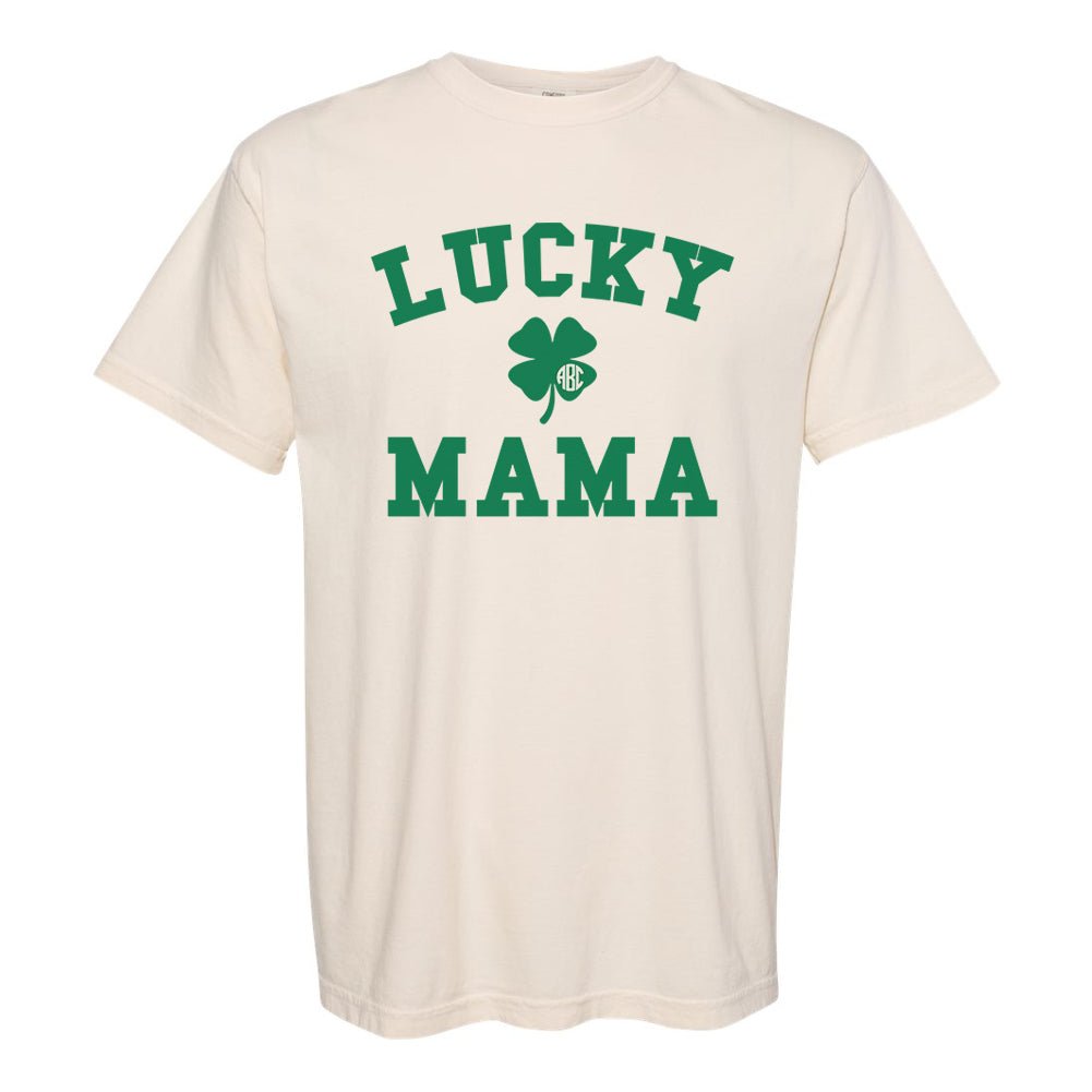 Monogrammed 'Lucky Mama' T-Shirt - United Monograms