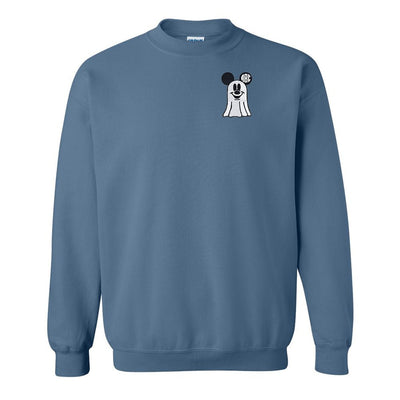 Monogrammed Mickey Ghost Crewneck Sweatshirt - United Monograms