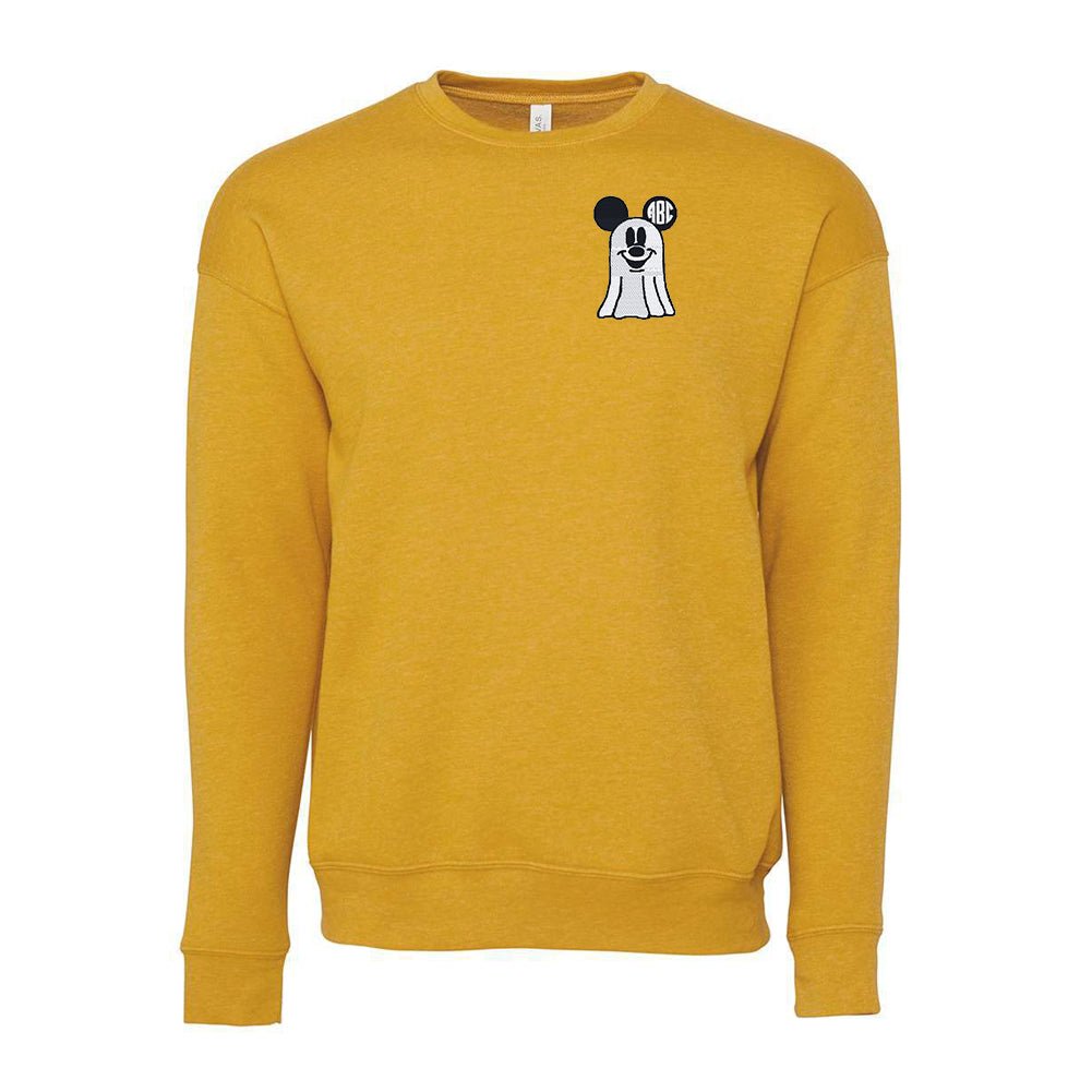Monogrammed Mickey Ghost Premium Crewneck Sweatshirt - United Monograms