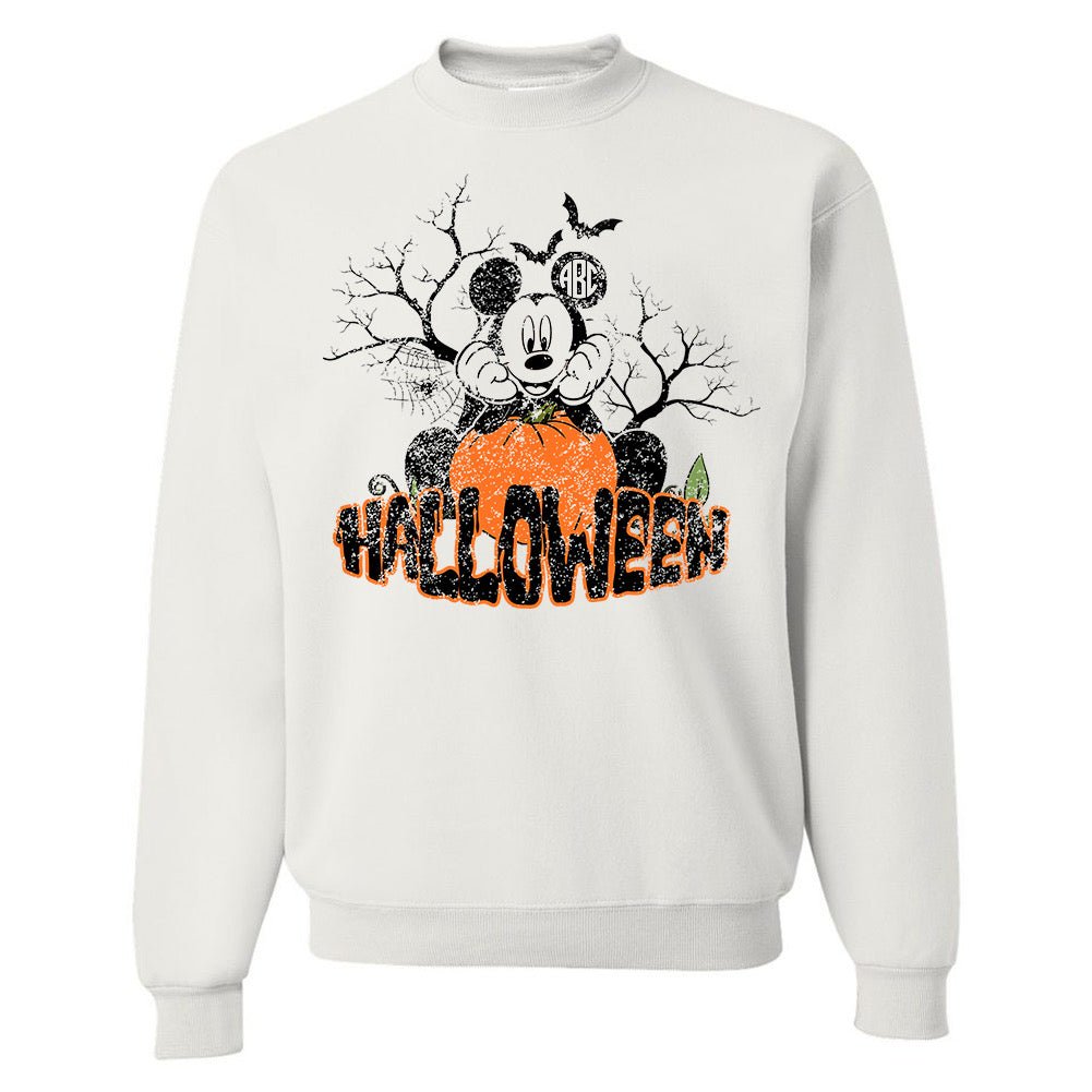 Monogrammed 'Mickey Halloween' Crewneck Sweatshirt - United Monograms