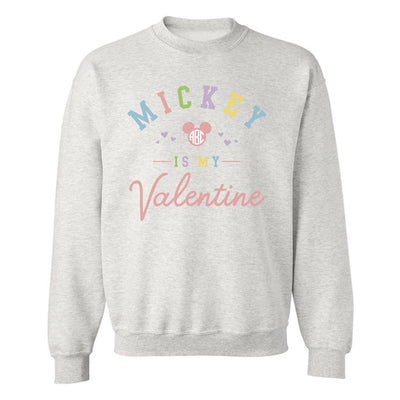 Monogrammed 'Mickey Is My Valentine' Crewneck Sweatshirt - United Monograms