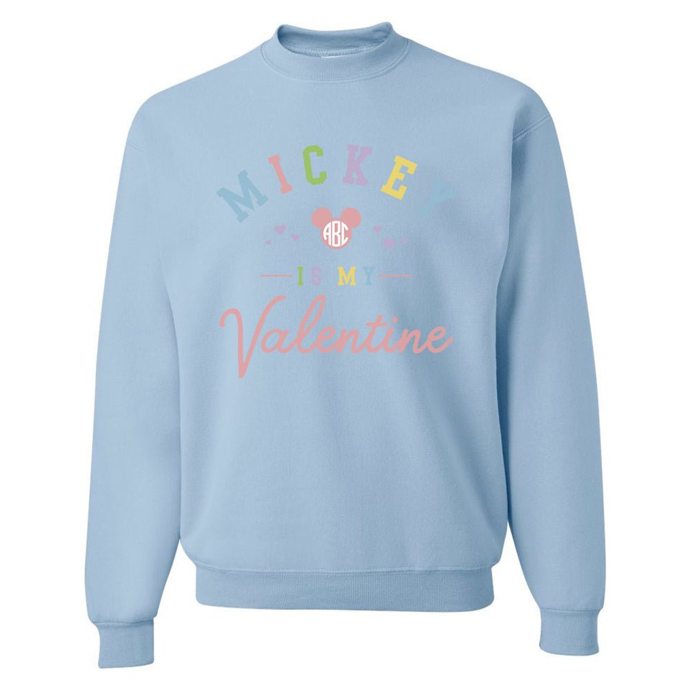 Monogrammed 'Mickey Is My Valentine' Crewneck Sweatshirt - United Monograms