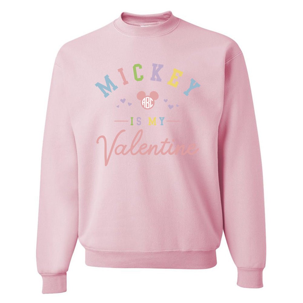 Monogrammed 'Mickey Is My Valentine' Crewneck Sweatshirt - United Monograms