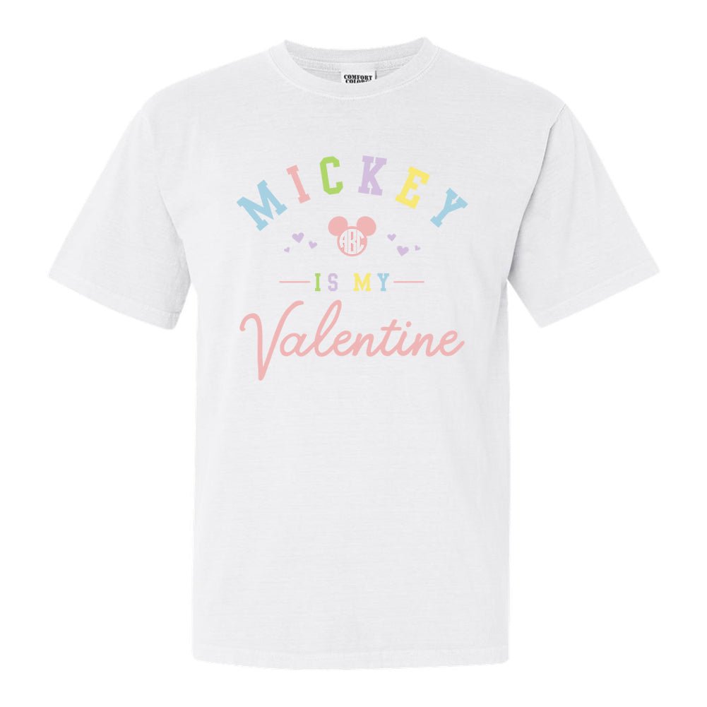 Monogrammed 'Mickey Is My Valentine' T-Shirt - United Monograms