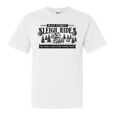 Monogrammed 'Mickey Main Street Sleigh Rides' T-Shirt - United Monograms