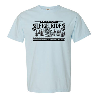 Monogrammed 'Mickey Main Street Sleigh Rides' T-Shirt - United Monograms