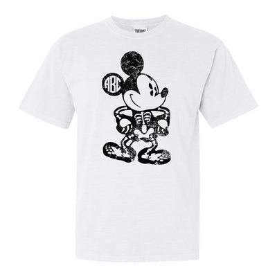 Monogrammed 'Mickey Skeleton' T-Shirt - United Monograms