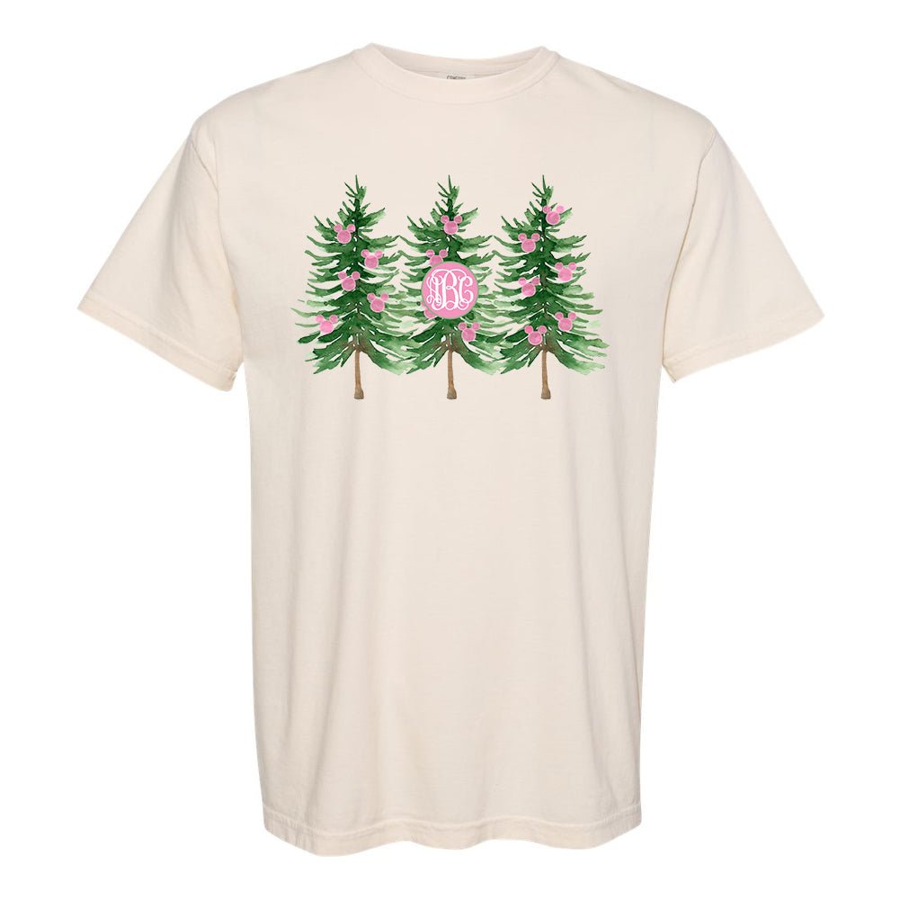 Monogrammed 'Mickey Trees' T-Shirt - United Monograms