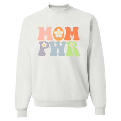 Monogrammed 'Mom Power' Crewneck Sweatshirt - United Monograms