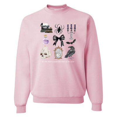 Monogrammed 'Most Wonderful Time' Halloween Crewneck Sweatshirt - United Monograms