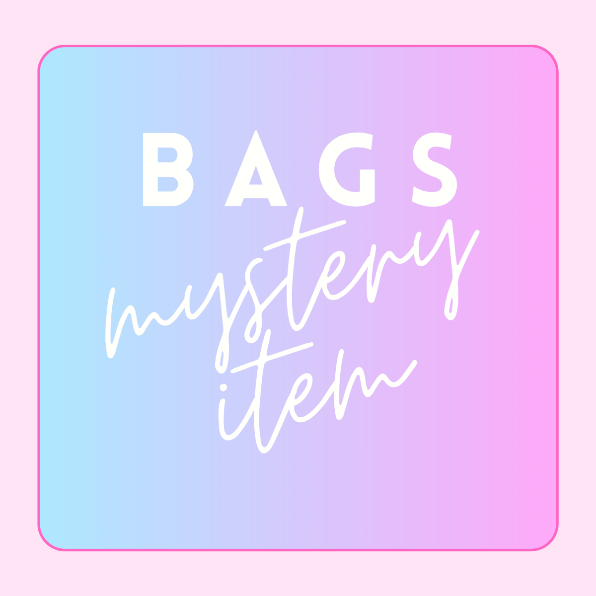 Monogrammed Mystery Bag - United Monograms