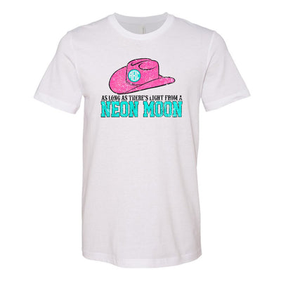 Monogrammed 'Neon Moon' Premium T-Shirt - United Monograms