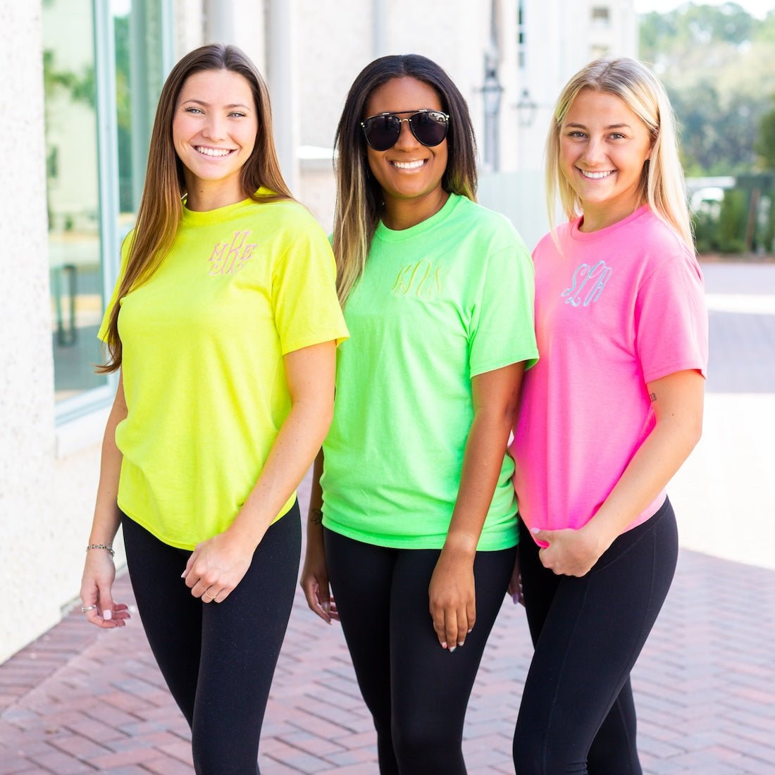 Monogrammed Neon T - Shirt - United Monograms