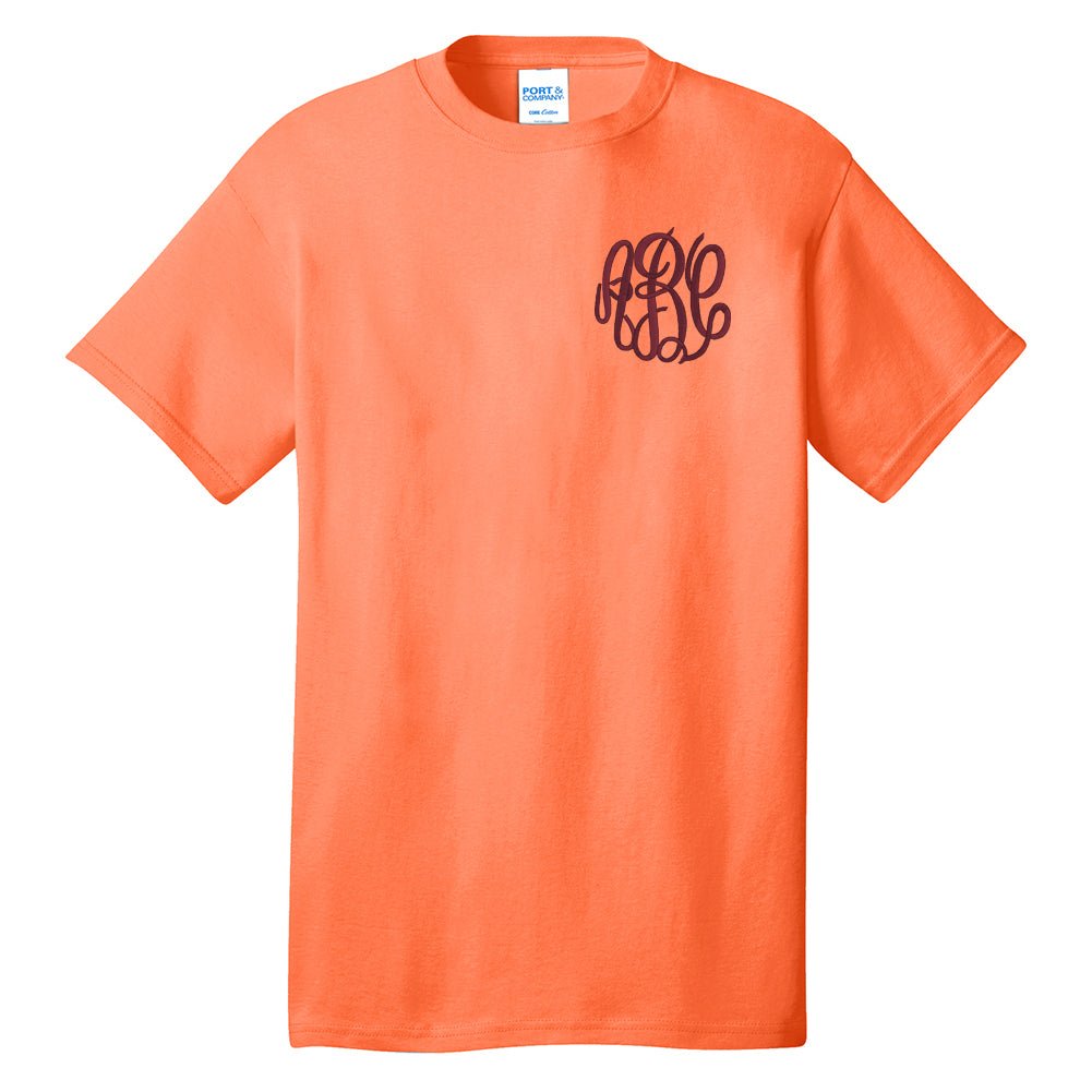 Monogrammed Neon T-Shirt - United Monograms