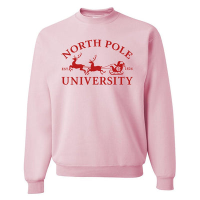 Monogrammed 'North Pole University' Crewneck Sweatshirt - United Monograms