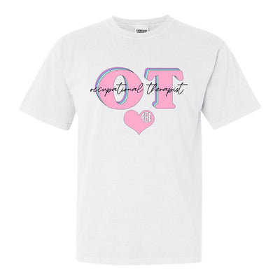 Monogrammed 'Occupational Therapist' T-Shirt - United Monograms