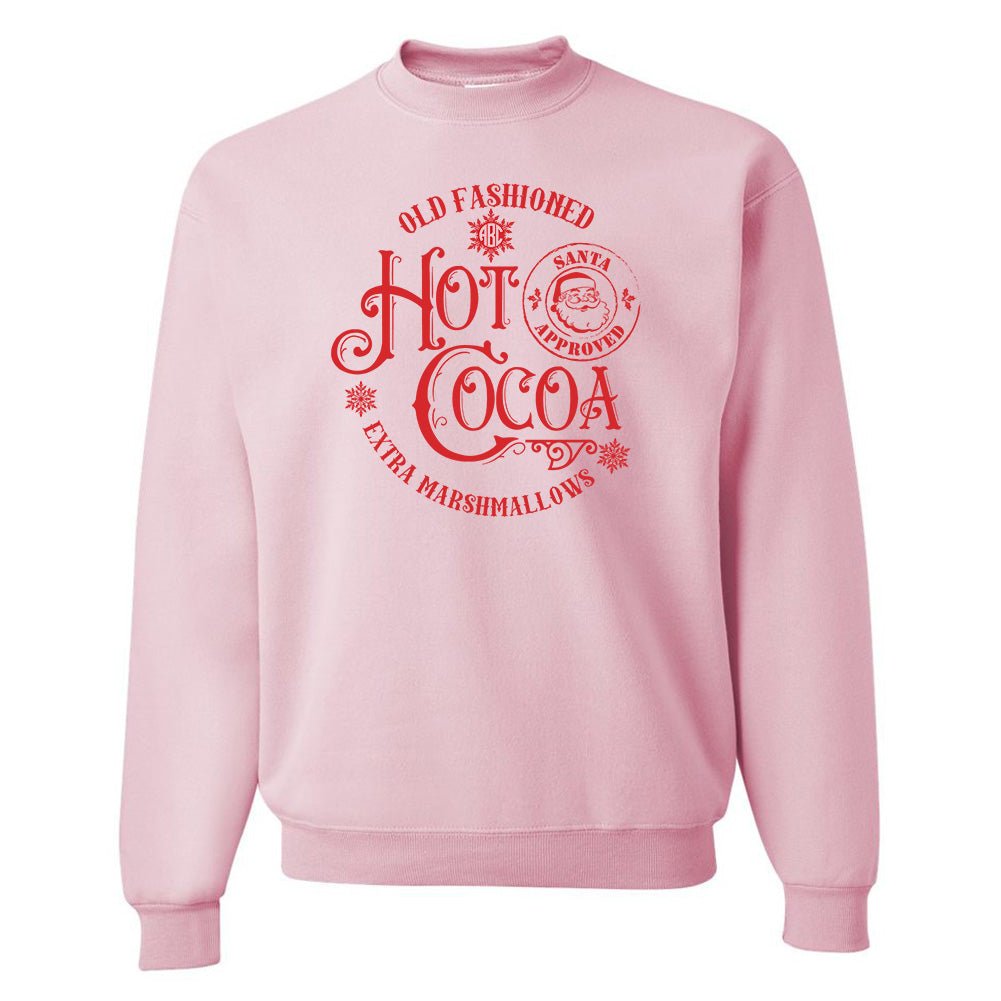 Monogrammed 'Old Fashioned Hot Cocoa' Crewneck Sweatshirt - United Monograms