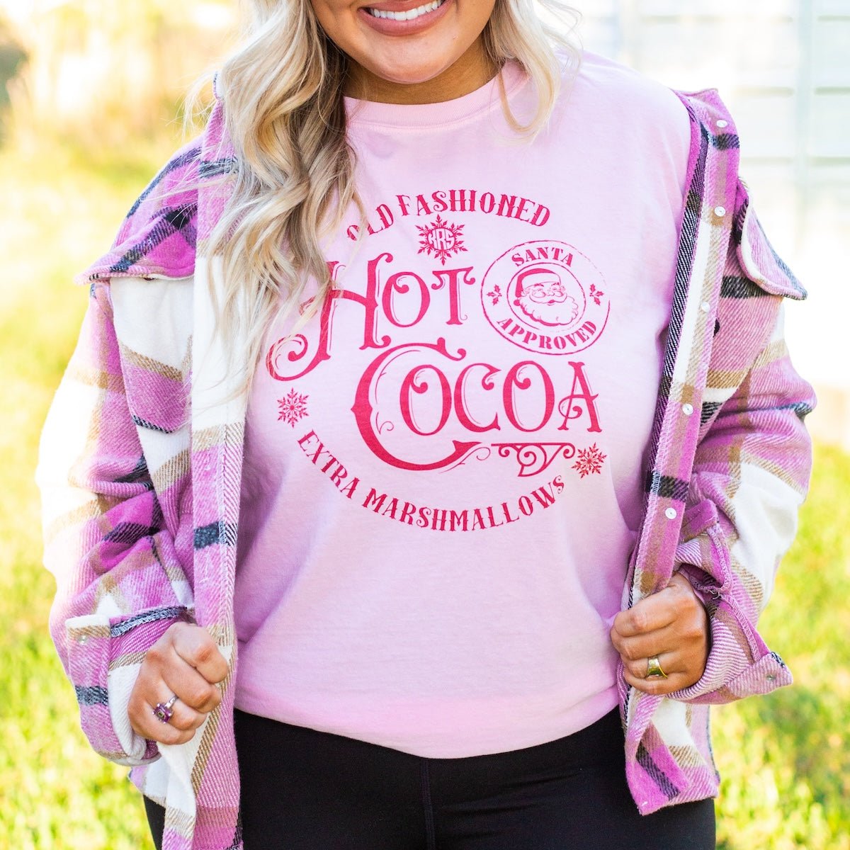 Monogrammed 'Old Fashioned Hot Cocoa' Crewneck Sweatshirt - United Monograms