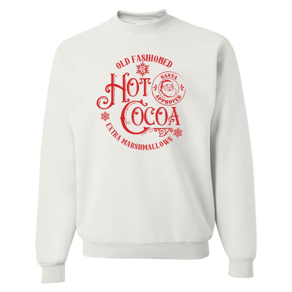 Monogrammed 'Old Fashioned Hot Cocoa' Crewneck Sweatshirt - United Monograms