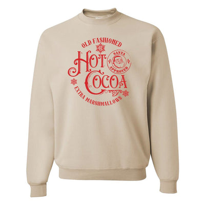 Monogrammed 'Old Fashioned Hot Cocoa' Crewneck Sweatshirt - United Monograms