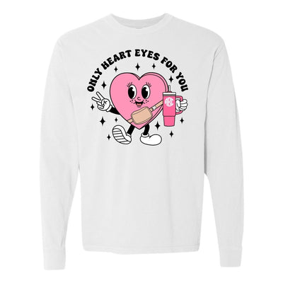 Monogrammed 'Only Heart Eyes For You' Long Sleeve T-Shirt - United Monograms