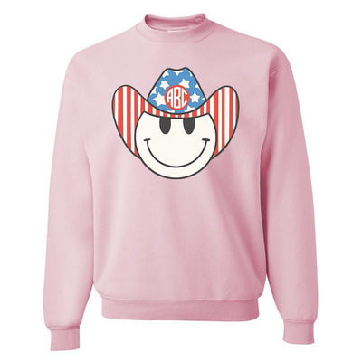 Monogrammed 'Patriotic Cowboy' Crewneck Sweatshirt - United Monograms