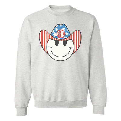 Monogrammed 'Patriotic Cowboy' Crewneck Sweatshirt - United Monograms