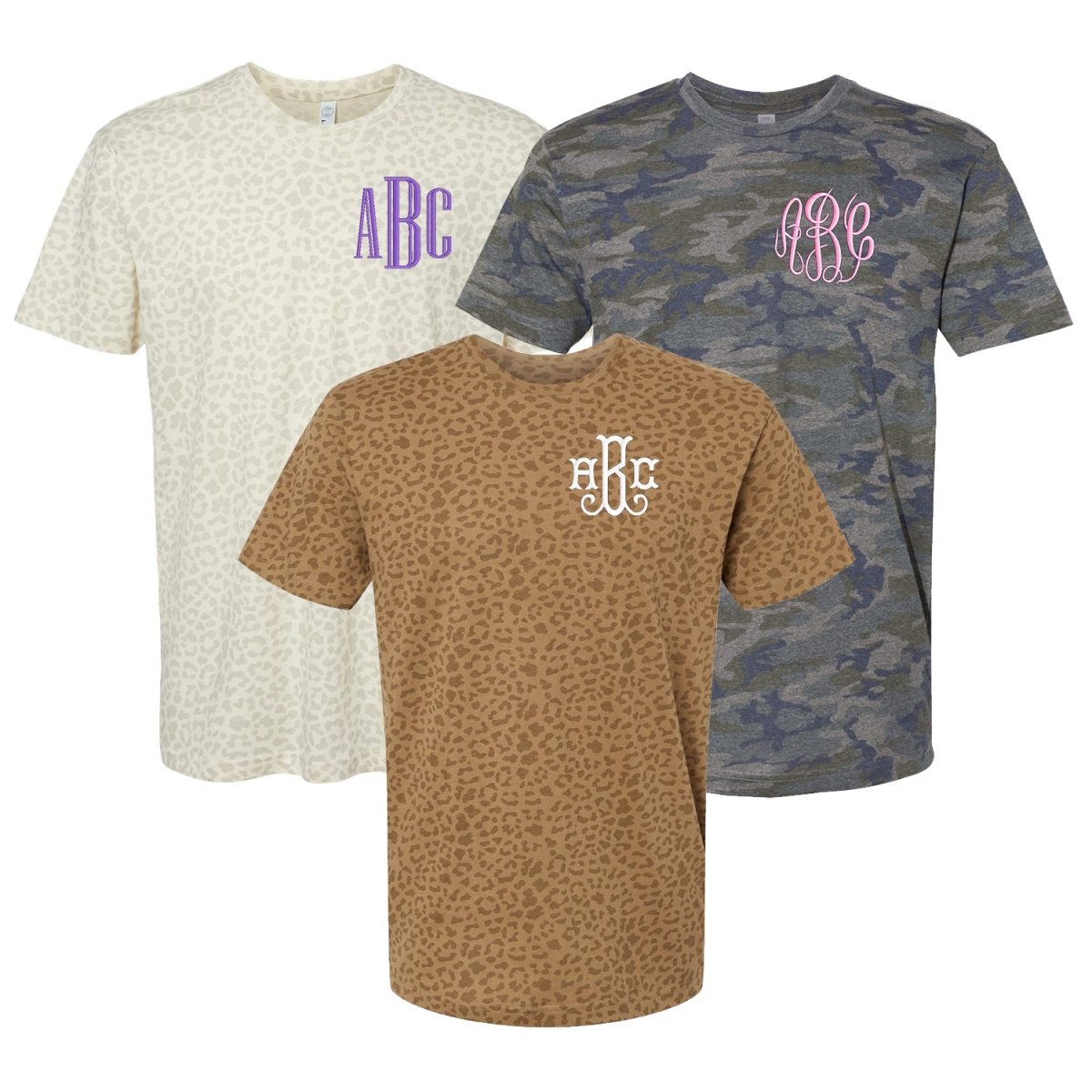 Monogrammed Pattern T-Shirt - United Monograms