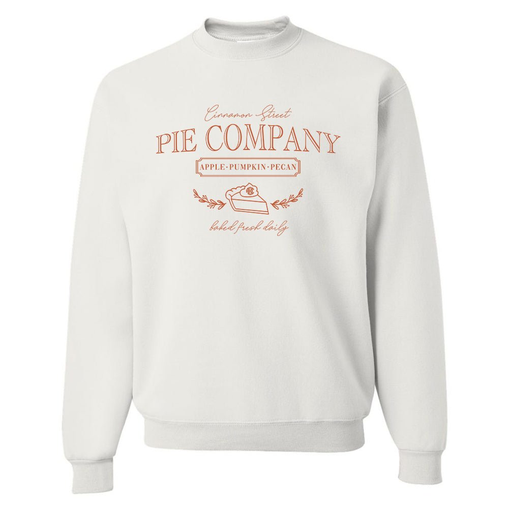 Monogrammed 'Pie Company' Crewneck Sweatshirt - United Monograms