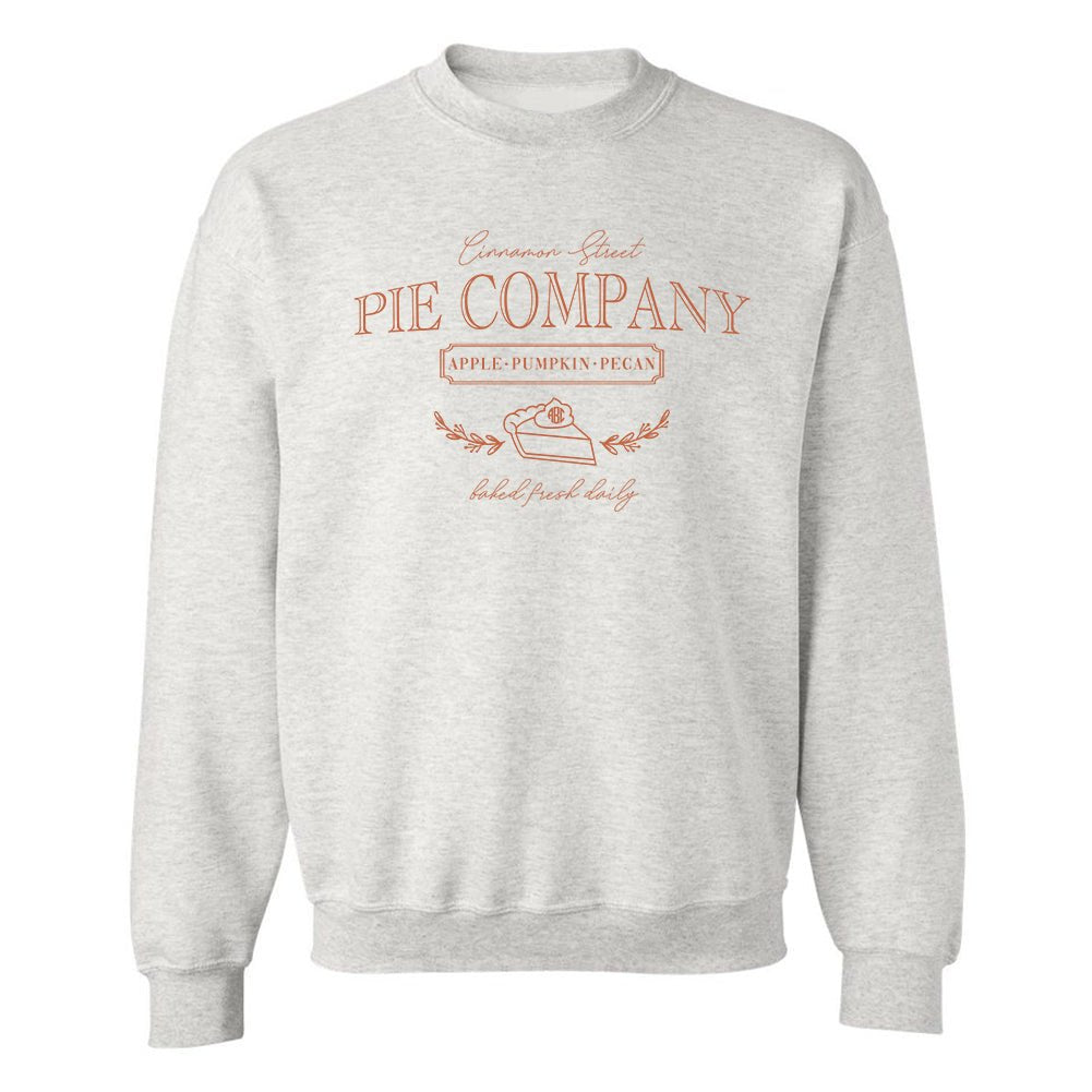 Monogrammed 'Pie Company' Crewneck Sweatshirt - United Monograms