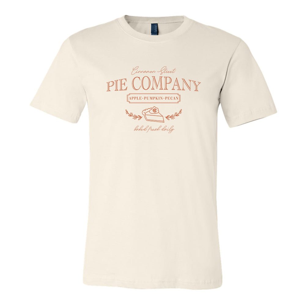 Monogrammed 'Pie Company' Premium T-Shirt - United Monograms
