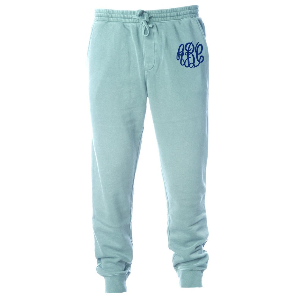 Monogrammed Pigment Dyed Joggers - United Monograms