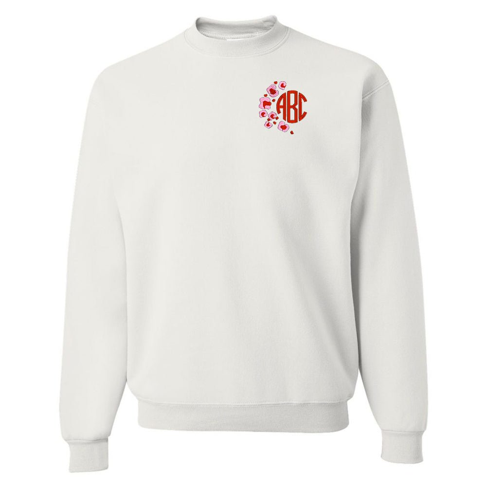 Monogrammed Pink Leopard Crewneck Sweatshirt - United Monograms