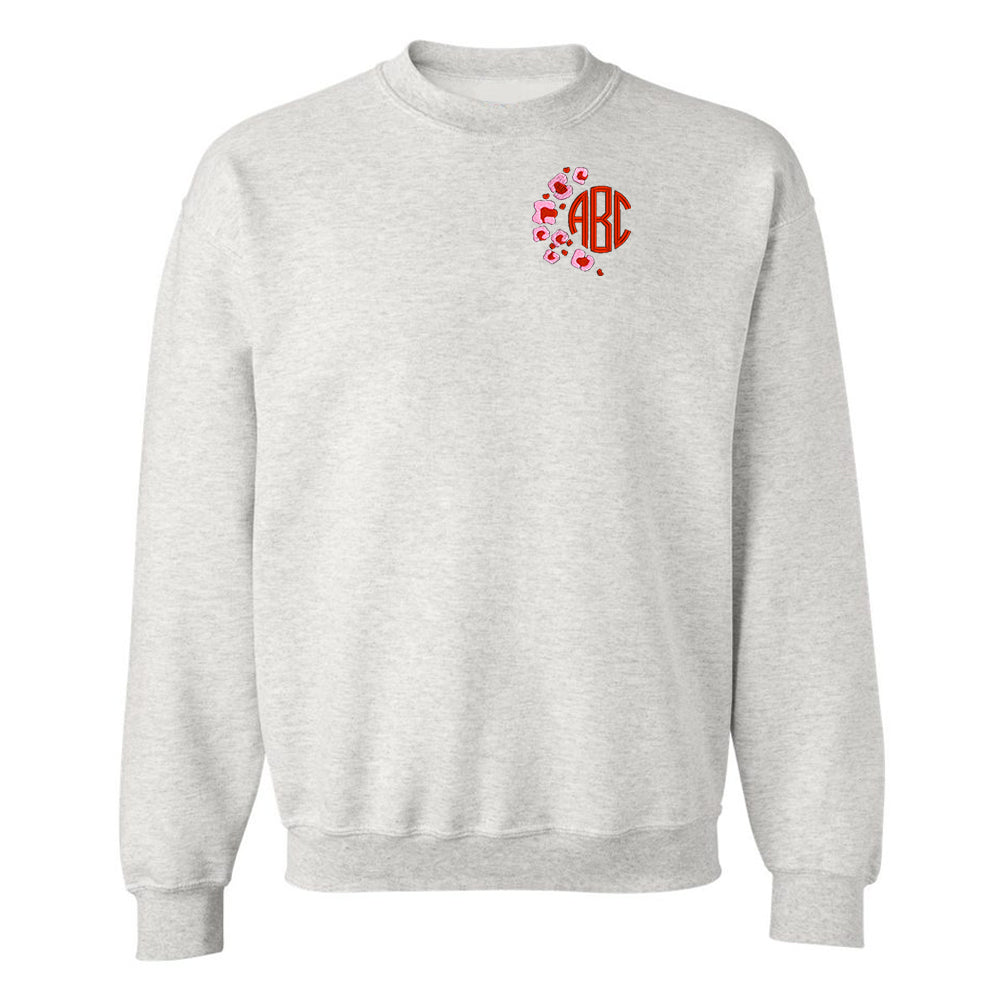 Monogrammed Pink Leopard Crewneck Sweatshirt - United Monograms