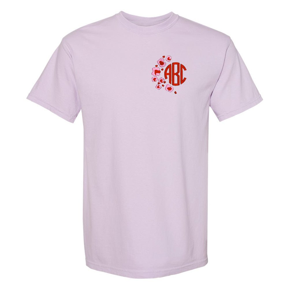 Monogrammed Pink Leopard T-Shirt - United Monograms