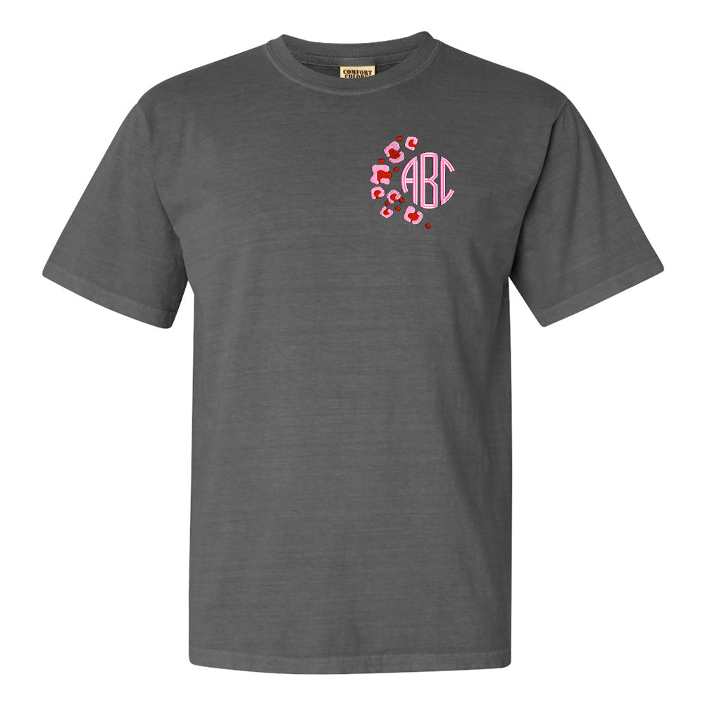 Monogrammed Pink Leopard T-Shirt - United Monograms