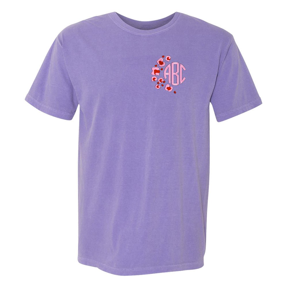 Monogrammed Pink Leopard T-Shirt - United Monograms