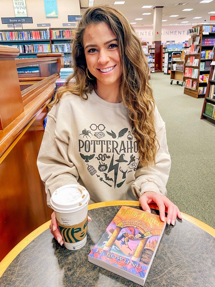 Monogrammed 'Potteraholic' Crewneck Sweatshirt - United Monograms