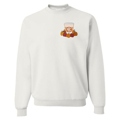 Monogrammed 'Pumpkin Coffee' Crewneck Sweatshirt - United Monograms