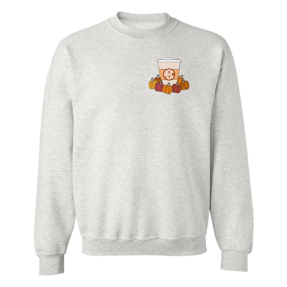 Monogrammed 'Pumpkin Coffee' Crewneck Sweatshirt - United Monograms