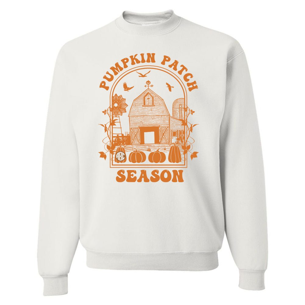 Monogrammed 'Pumpkin Patch Season' Crewneck Sweatshirt - United Monograms