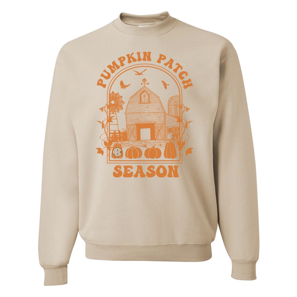 Monogrammed 'Pumpkin Patch Season' Crewneck Sweatshirt - United Monograms