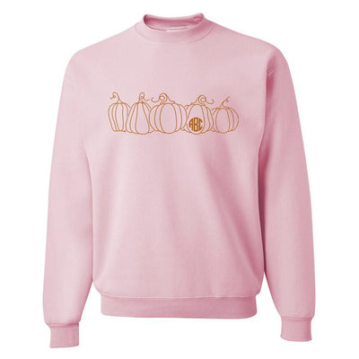 Monogrammed 'Pumpkin Sketch' Crewneck Sweatshirt - United Monograms