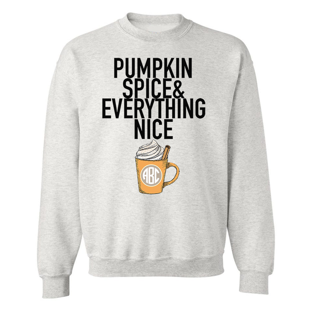 Monogrammed 'Pumpkin Spice' Crewneck Sweatshirt - United Monograms