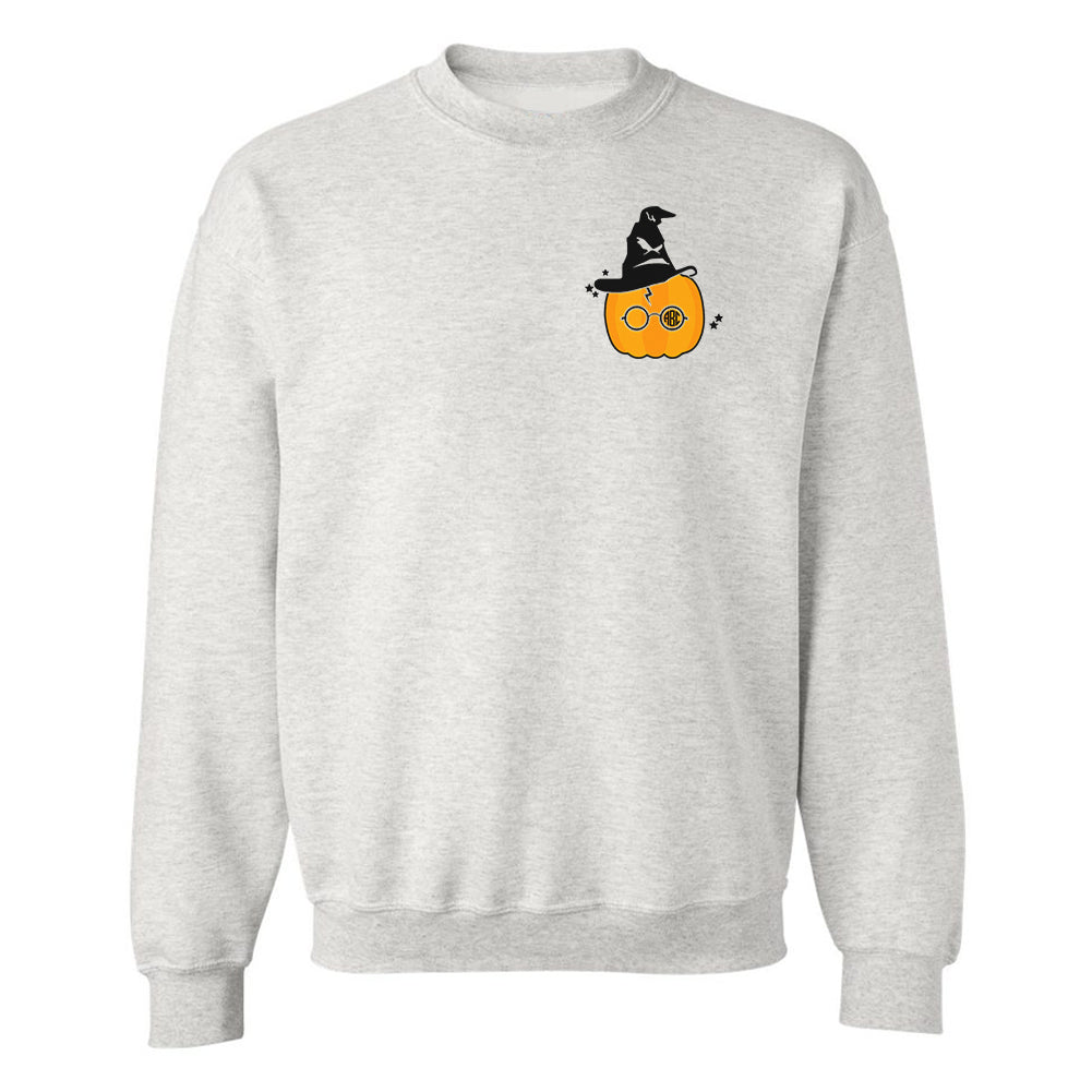 Monogrammed 'Pumpkin Wizard' Crewneck Sweatshirt - United Monograms