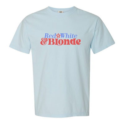 Monogrammed 'Red, White & Blonde' T-Shirt - United Monograms